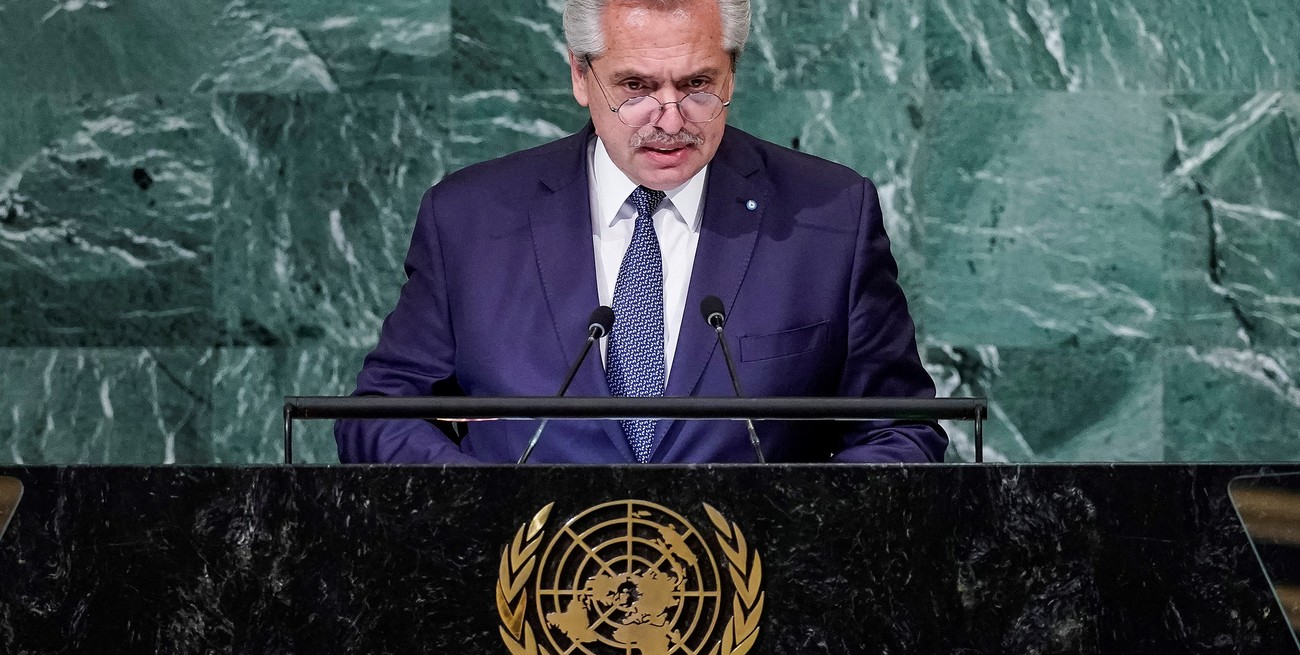 Alberto Fernández agradeció en la ONU la "solidaridad mundial" tras el ataque contra Cristina Kirchner