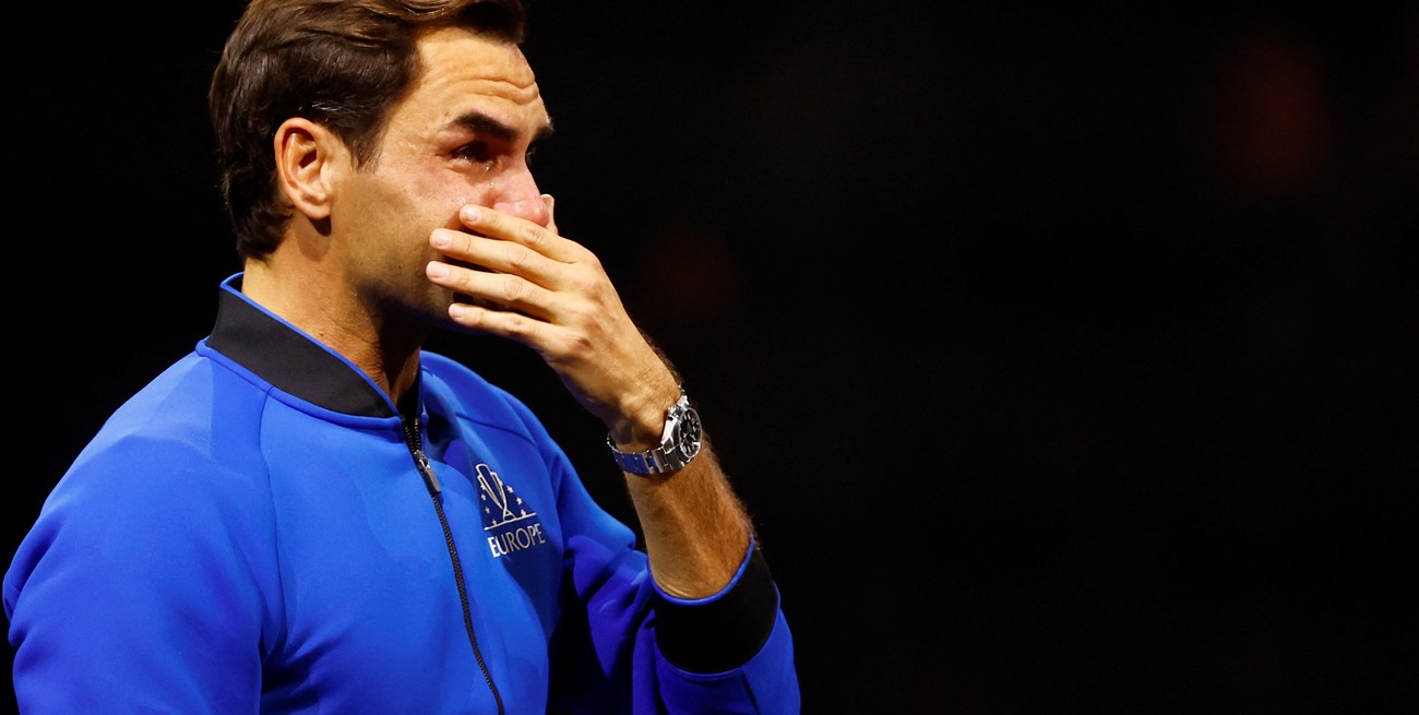 Entre lágrimas, Federer se despidió del tenis: "Fue un camino perfecto”