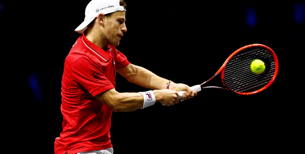 Diego Schwartzman perdió ante Tsitsipas en el segundo encuentro de la Laver Cup