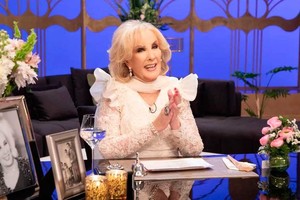 La "chiqui" recordó al humorista.