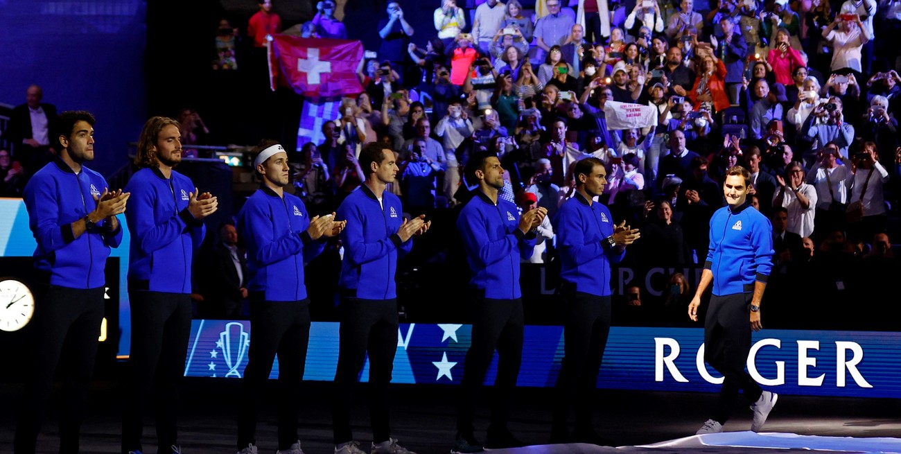 Video: la gran ovación a Roger Federer en la presentación de equipos de la Laver Cup