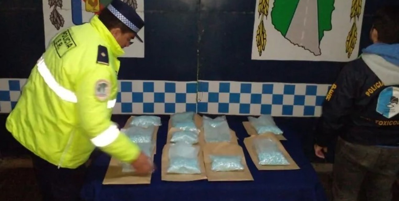 Secuestraron más de 10.000 pastillas de éxtasis en Entre Ríos
