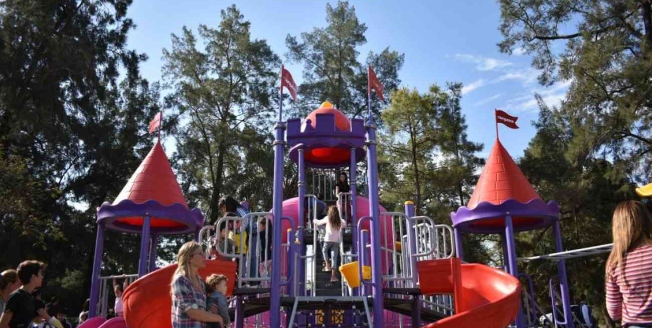 Habilitaron un nuevo espacio verde en Funes