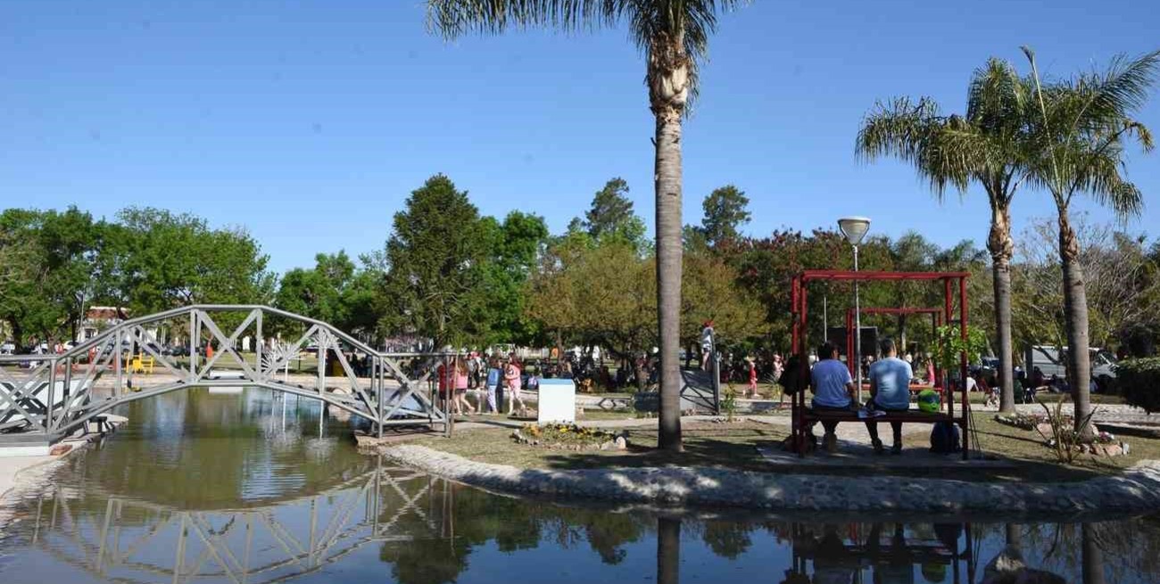 Felicia habilitó obras y nuevos espacios en la Plaza San Martín