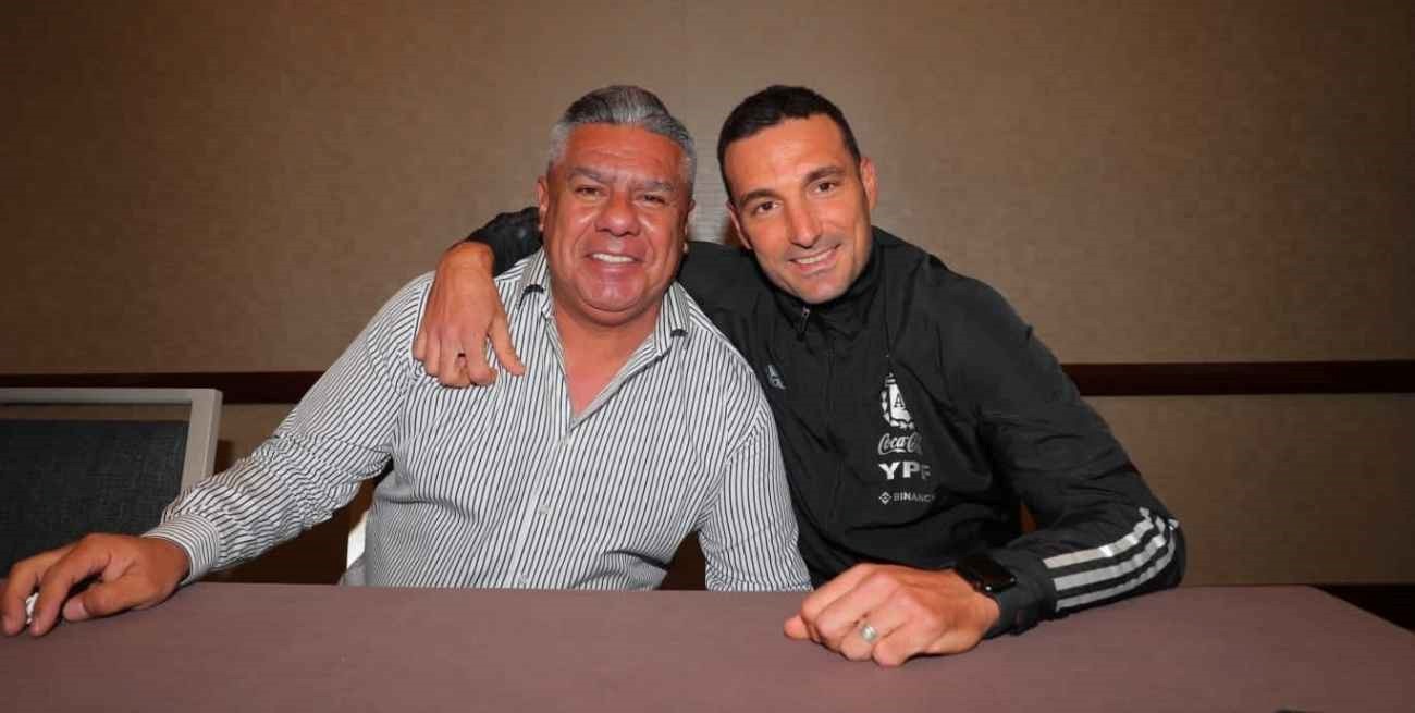 Chiqui Tapia confirmó la renovación del contrato de Lionel Scaloni al frente de la Selección Argentina