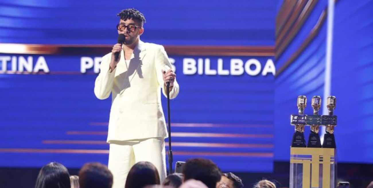 Bad Bunny dominó la entrega de los premios Billboard de la Música Latina