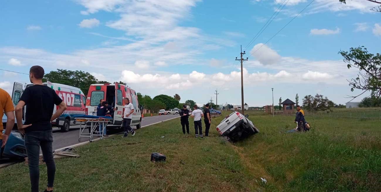 Fuerte choque en la Ruta 70 cerca de Esperanza