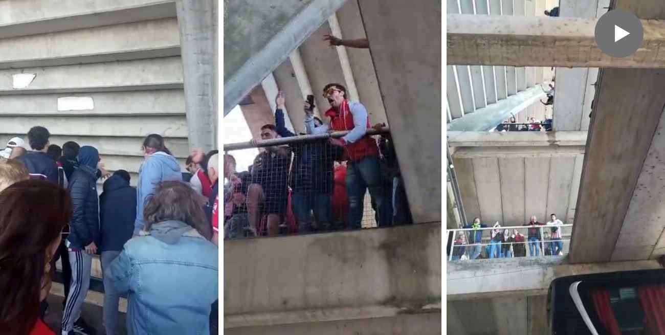 Hinchas de Unión se retiraron del 15 de Abril con cánticos violentos contra la comisión directiva