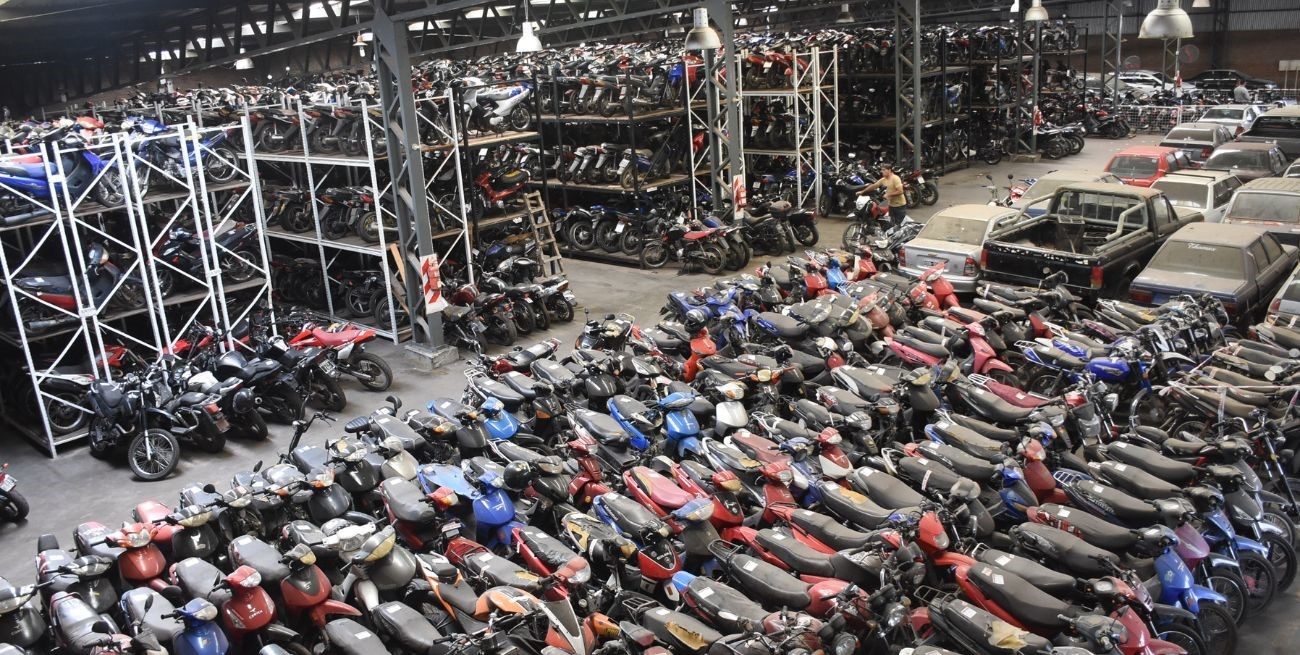 Se secuestraron 7900 motos durante el 2022 en la ciudad de Santa Fe