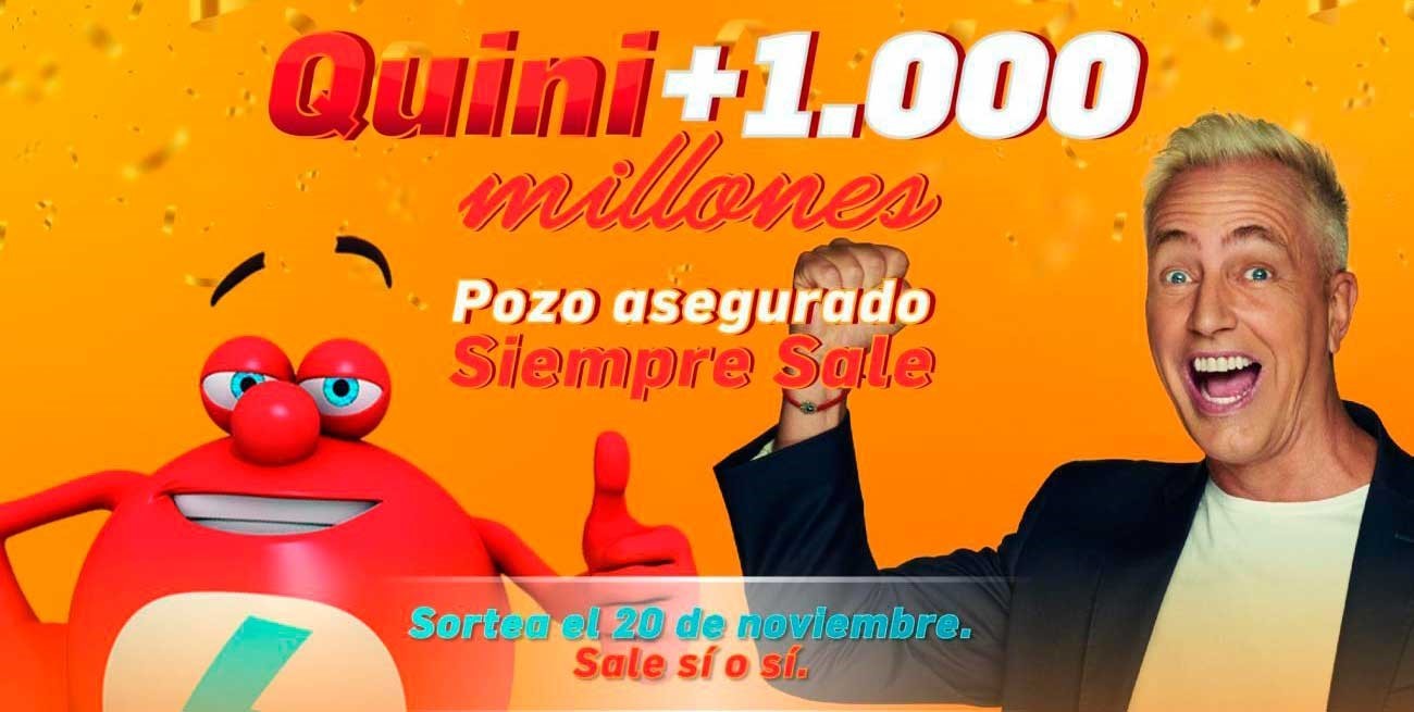 Positiva respuesta del publico al lanzamiento de Quini +1000 millones