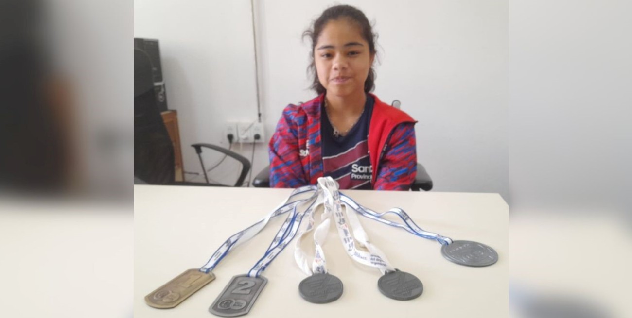 “Me superé a mí misma”, dijo Nara Hernández tras sus logros para la provincia de Santa Fe en los Juegos Evita 2022