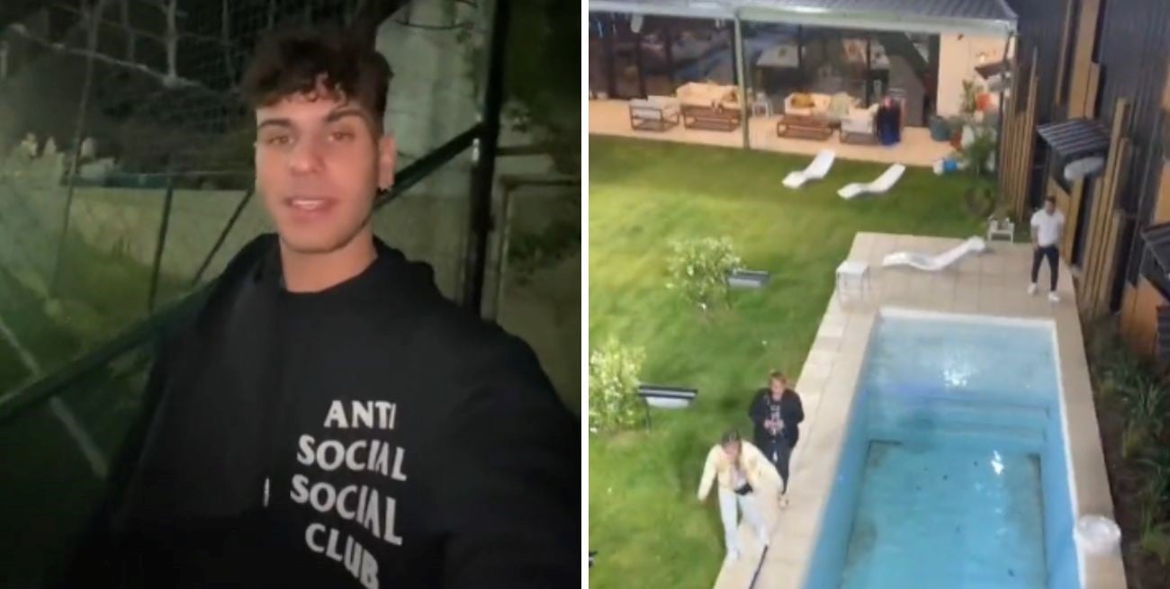 Video: un tiktoker se infiltró en la casa de Gran Hermano por los techos