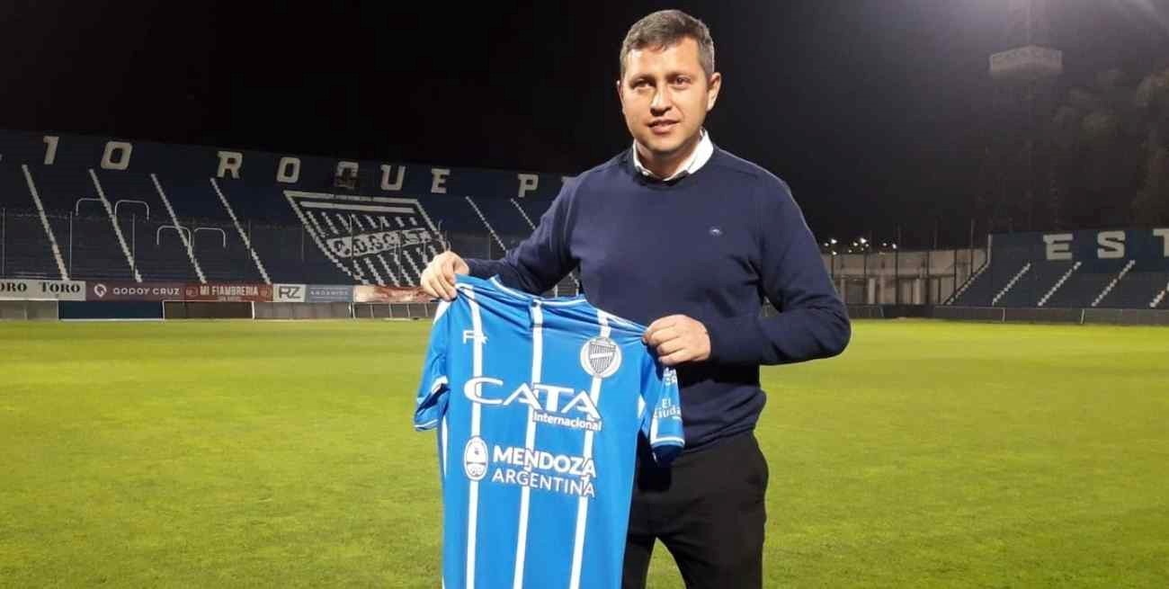 Diego Flores fue presentado como técnico de Godoy Cruz