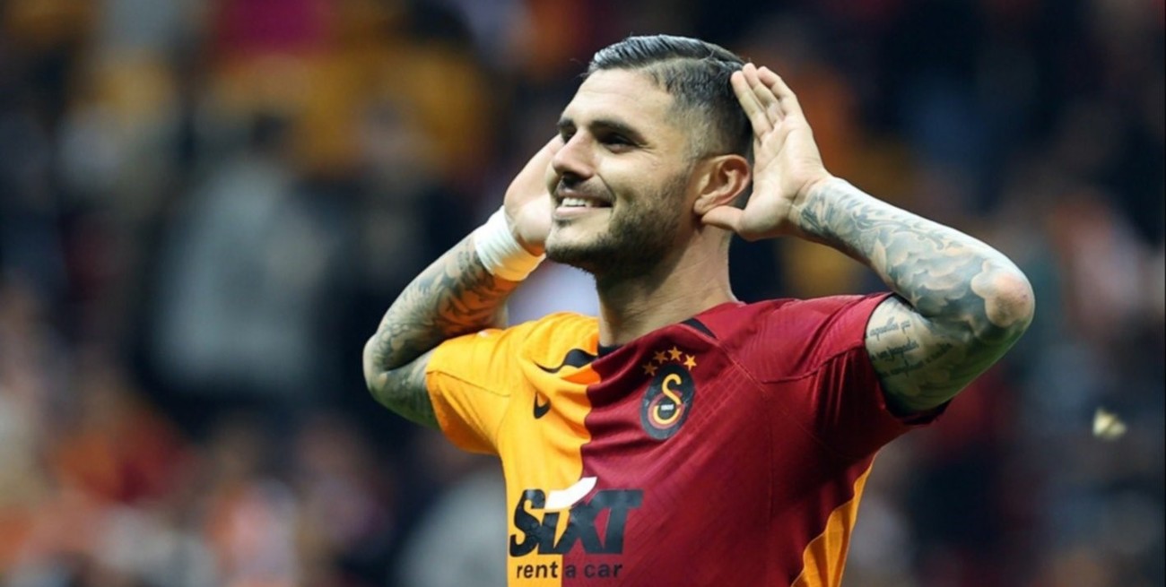 Mauro Icardi le dio la victoria al Galatasaray en el clásico turco