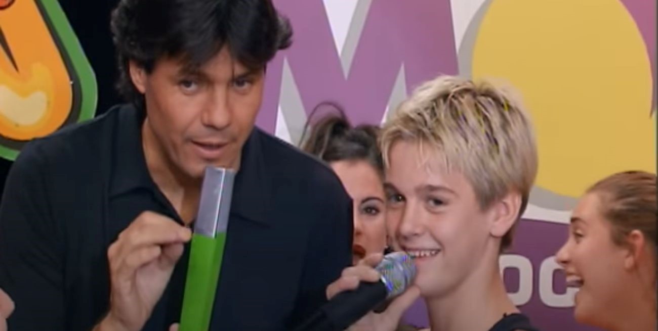 Video: la vez que Aaron Carter estuvo junto a Marcelo Tinelli en Videomatch