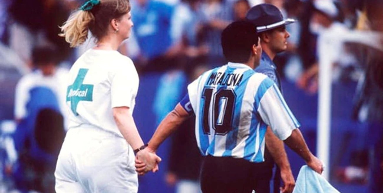 Estados Unidos 1994: le “cortaron” las piernas a Diego Maradona y el sueño a todo un país