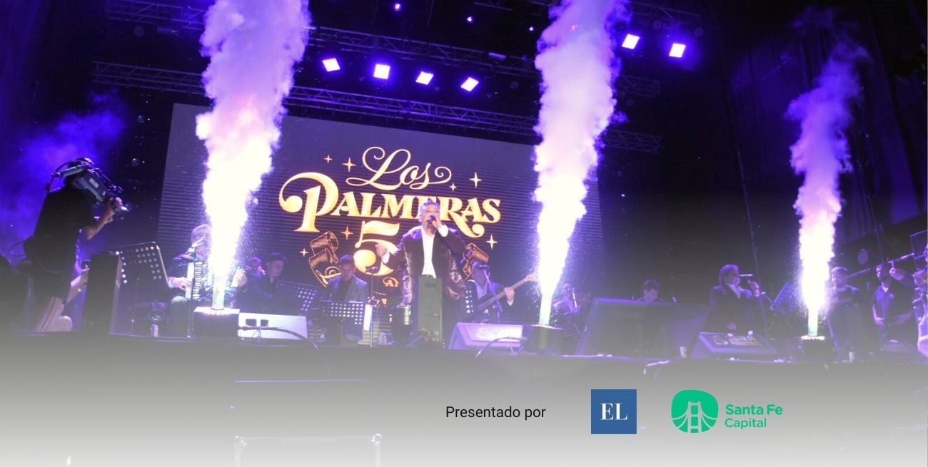 En vivo: Los Palmeras y un show en la Costanera en el aniversario de la ciudad de Santa Fe 
