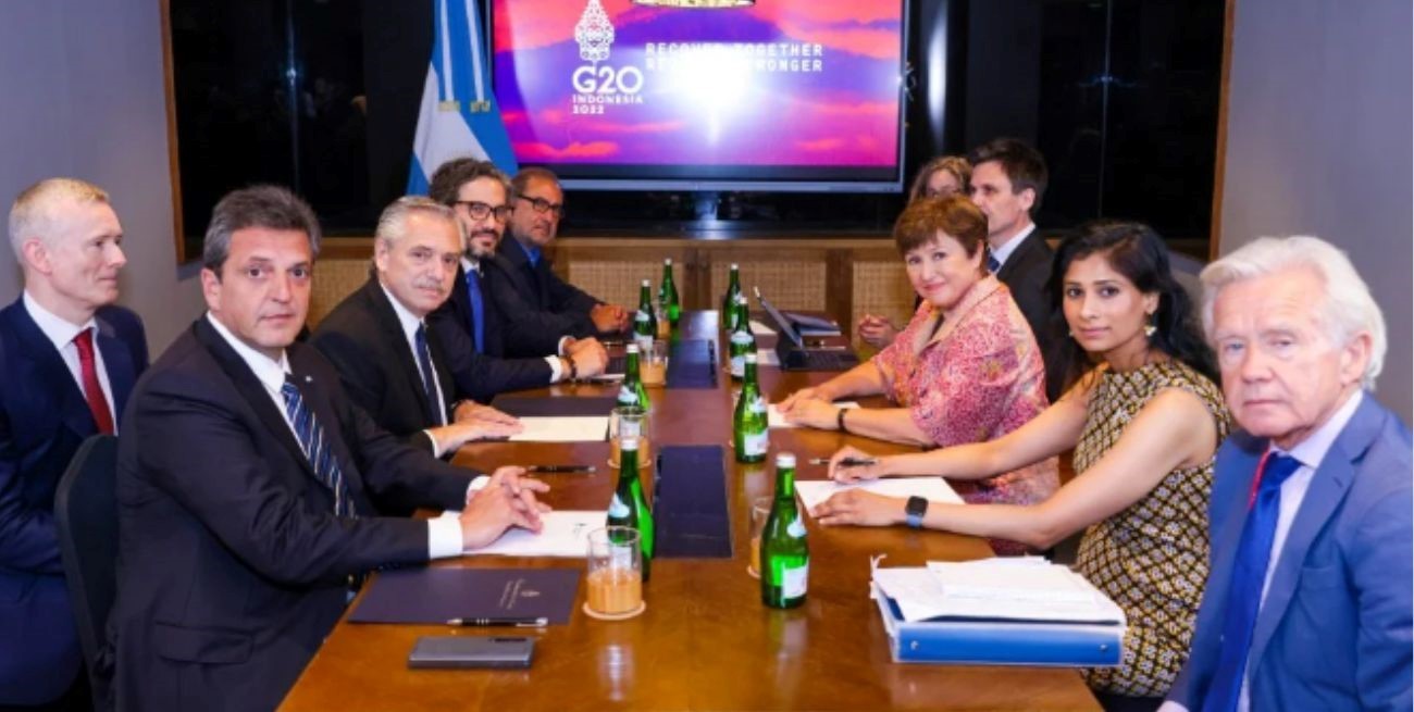 Alberto Fernández evoluciona favorablemente de su gastritis erosiva y se reúne con Kristalina Georgieva