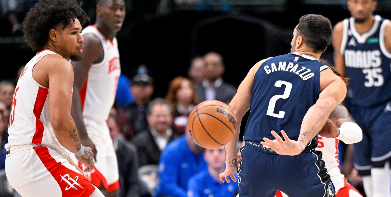 Facundo Campazzo y su primer partido con responsabilidades en Dallas Mavericks