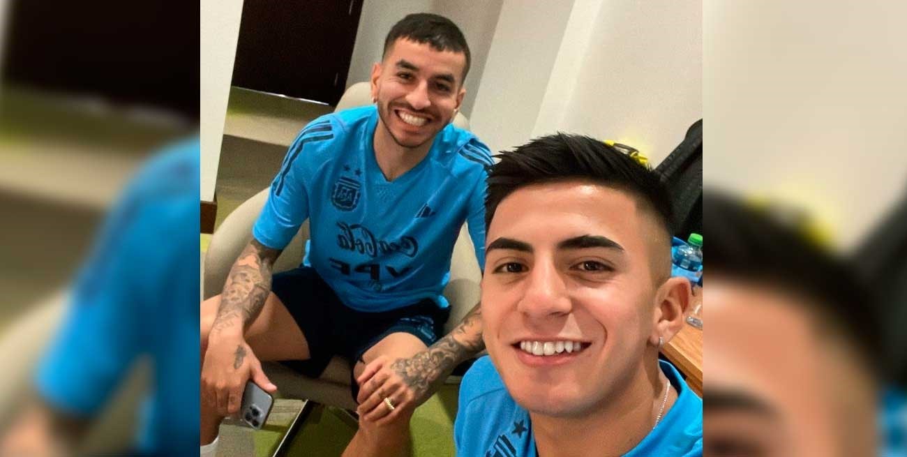 Ángel Correa y Almada se sumaron a la Selección Argentina en Qatar