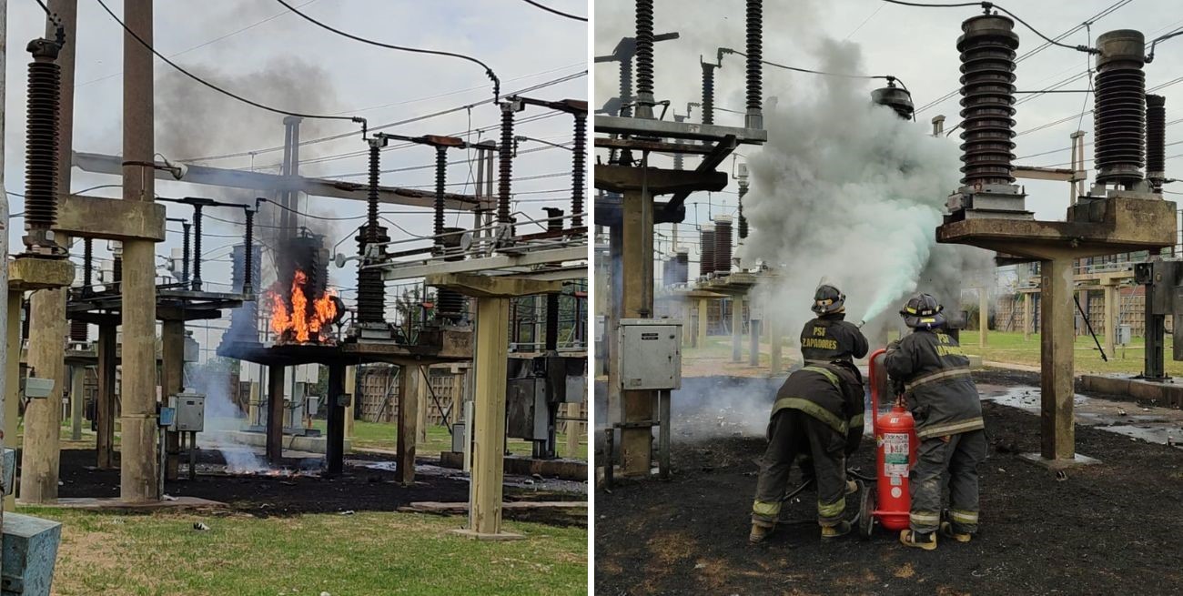 Falla en la estación Santa Fe Oeste: el incendio en un transformador atrasó la normalización del servicio
