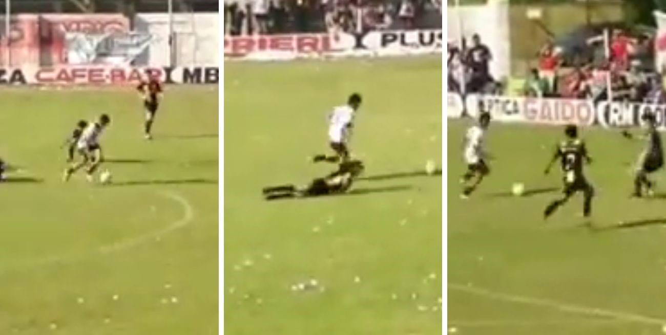 El gol "a lo Messi" en las inferiores de la Liga Esperancina que se hizo viral