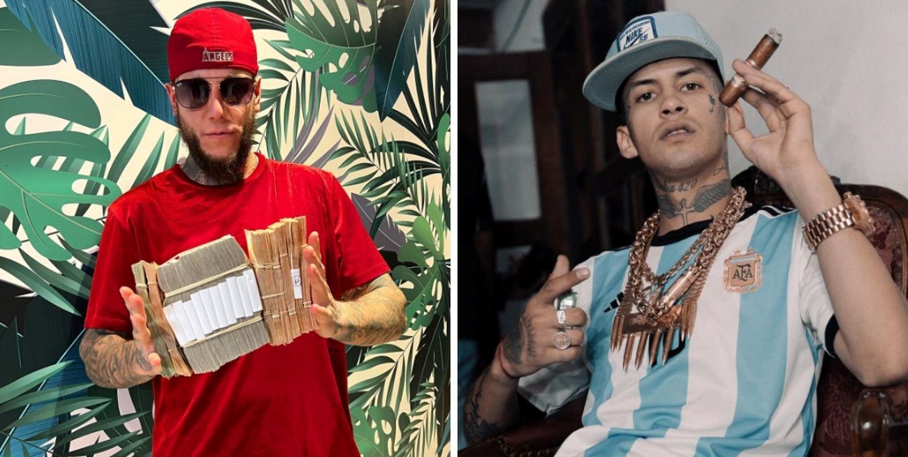 El picante cruce entre Alex Caniggia y L-Gante