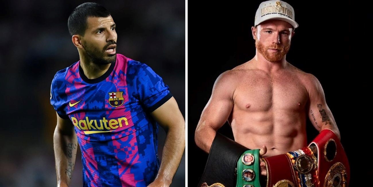 Qué respondió Sergio Kun Agüero a Canelo Álvarez luego de su enojo con Lionel Messi