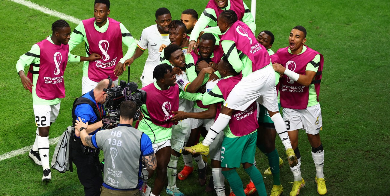 Otra lluvia de goles en Qatar: Ghana superó a Corea del Sur por 3-2