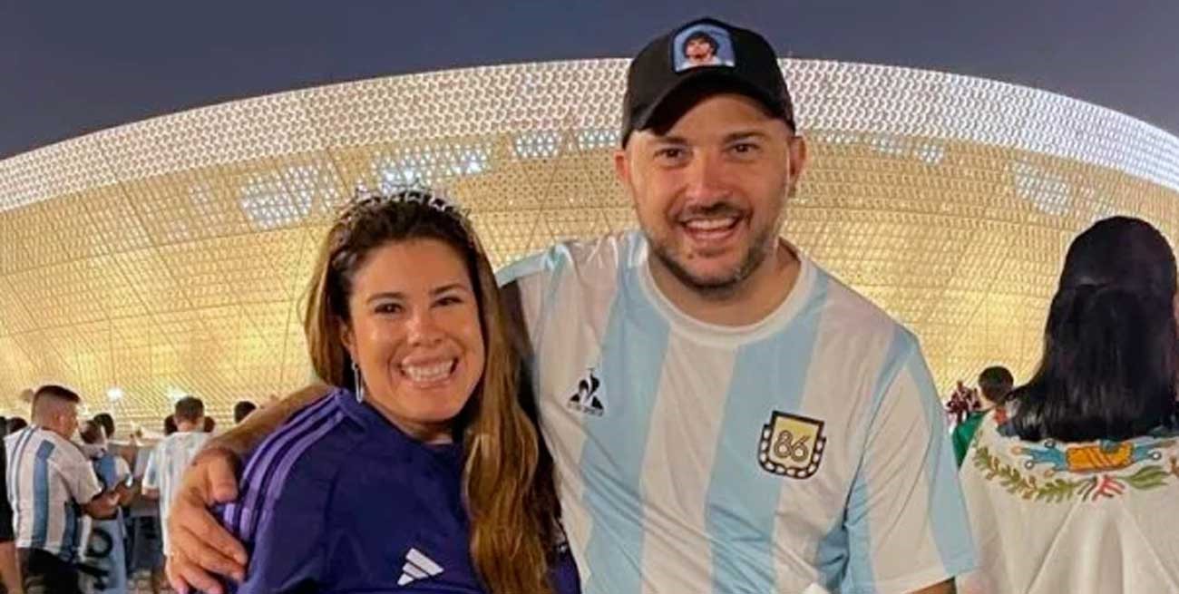 Brancatelli y su familia fueron chocados y pasaron un mal trago en Qatar 