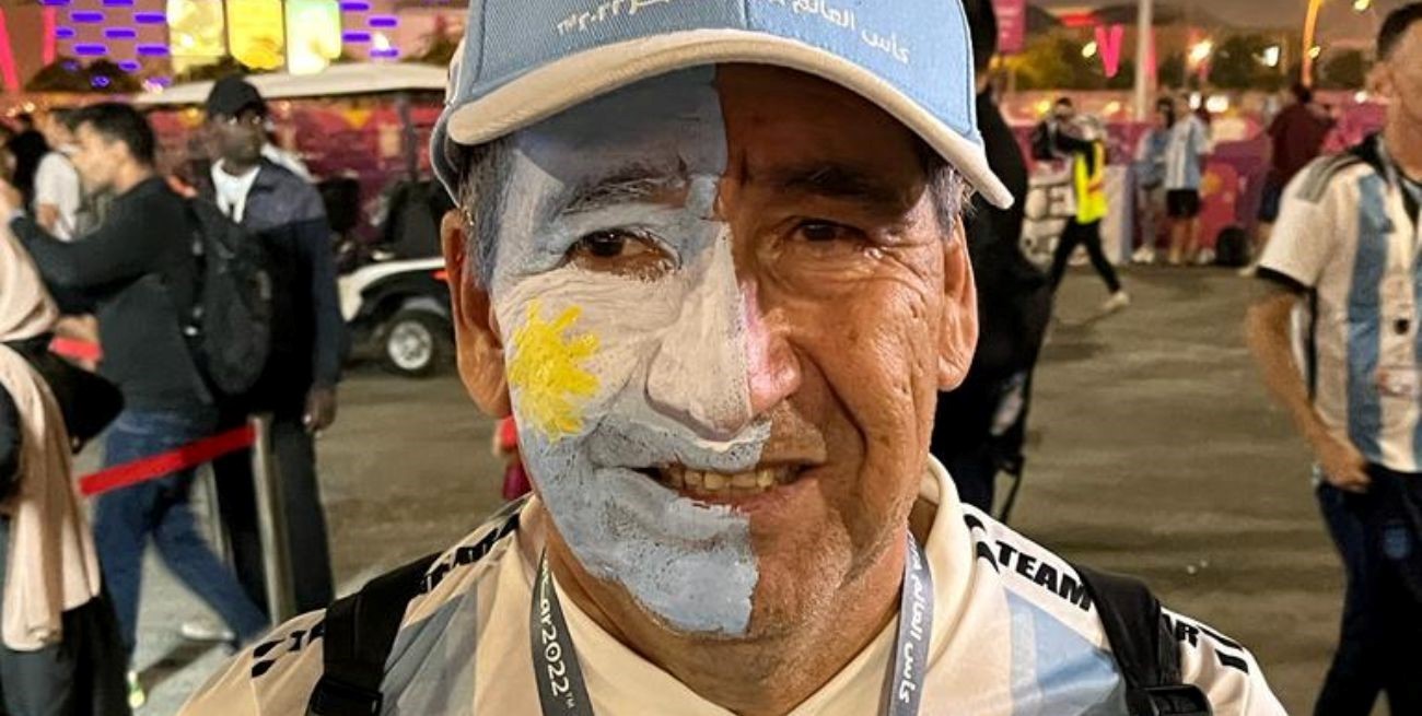 Un sábado a la noche en Qatar con la pasión “argenta” por las nubes