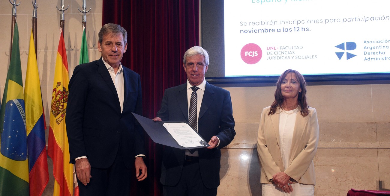 Se realizó un encuentro internacional de Derecho Administrativo en Santa Fe