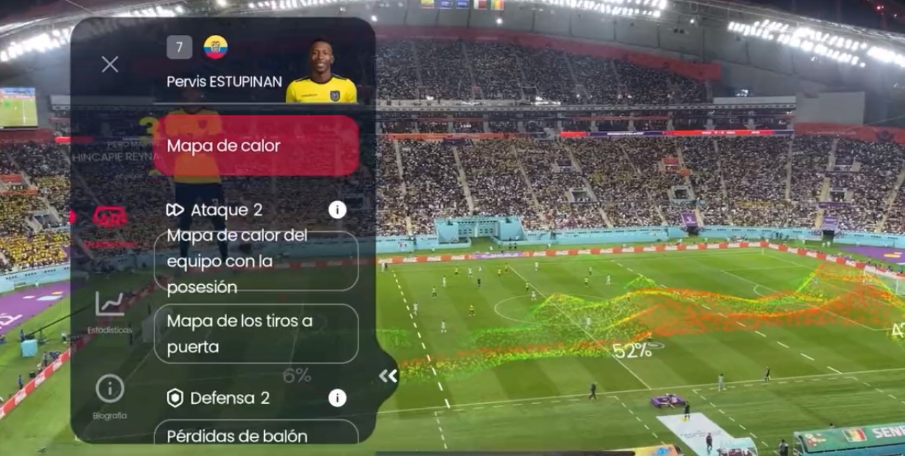 La app de FIFA para analizar las estadísticas y ver el partido con realidad aumentada