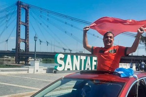 El festejo del marroquí en el lugar más pintoresco de Santa Fe.