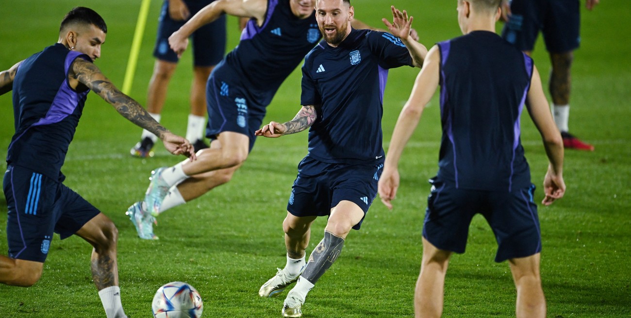 Argentina realizó su último entrenamiento previo al duelo ante Países Bajos: el probable equipo titular