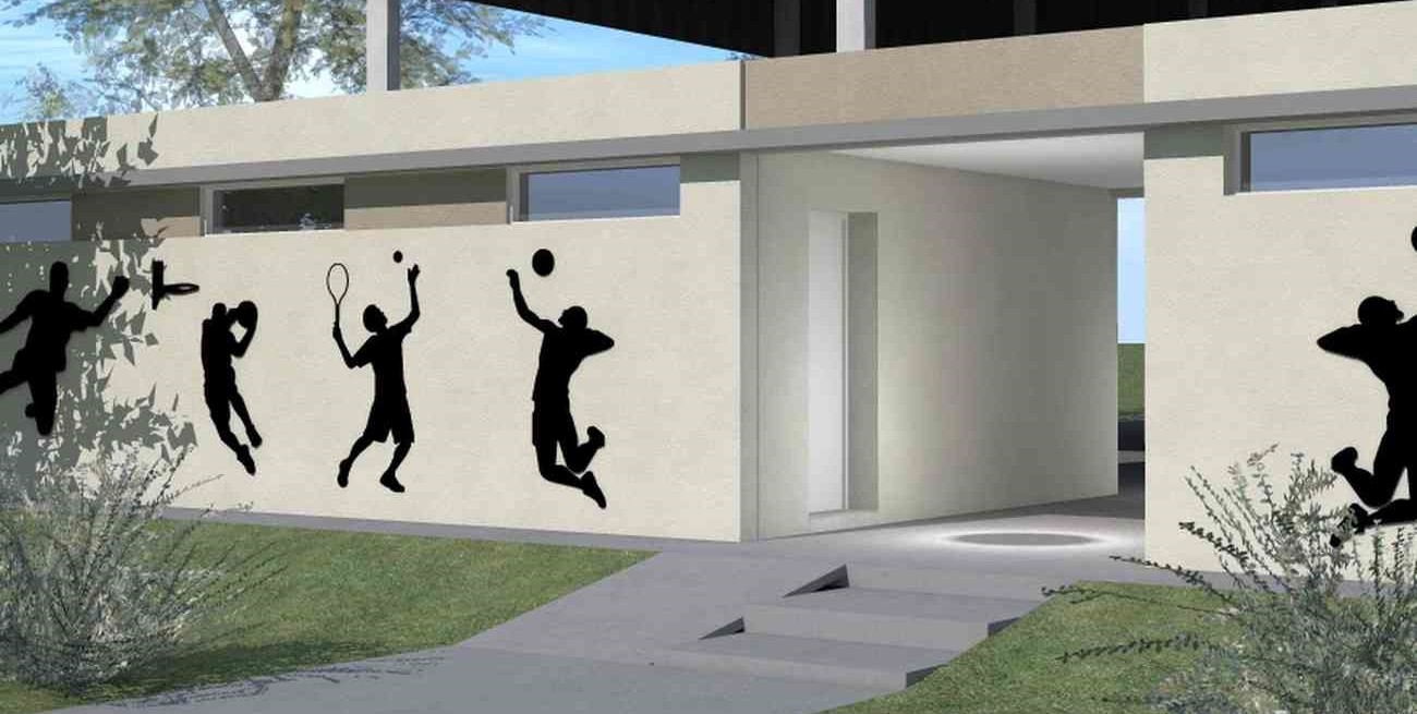 Las obras del vestuario del polideportivo ingresan en su última etapa