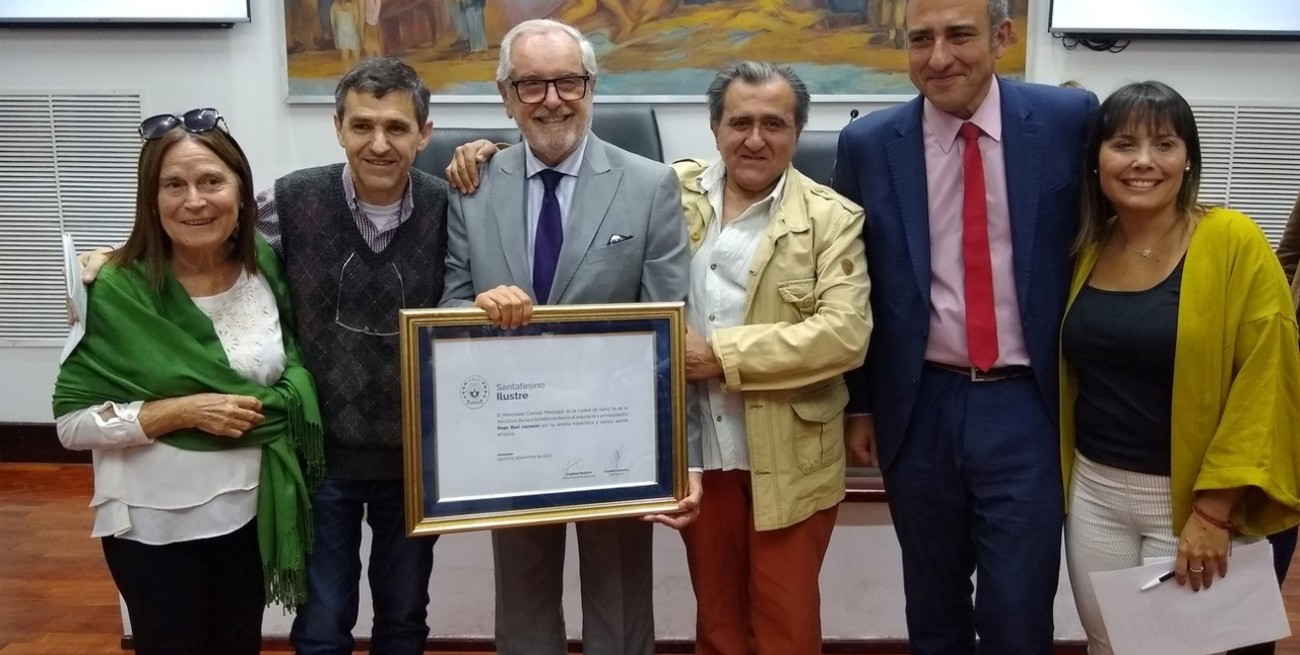 Hugo Lazzarini, santafesino ilustre