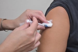 La semana pasada llegaron las primeras 69.120 dosis. Crédito: Guillermo Di Salvatore.