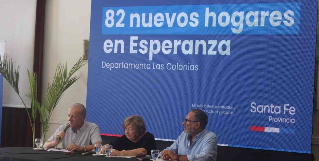 Licitaron la construcción de 82 viviendas en Esperanza