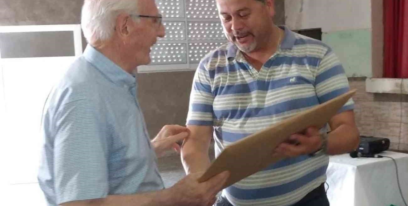 Rodolfo Vigetti “Ciudadano Ilustre” de San Jerónimo del Sauce