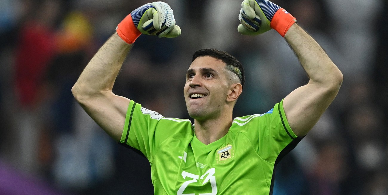 El hijo de "Dibu" Martínez y un emotivo mensaje motivacional antes de la final ante Francia