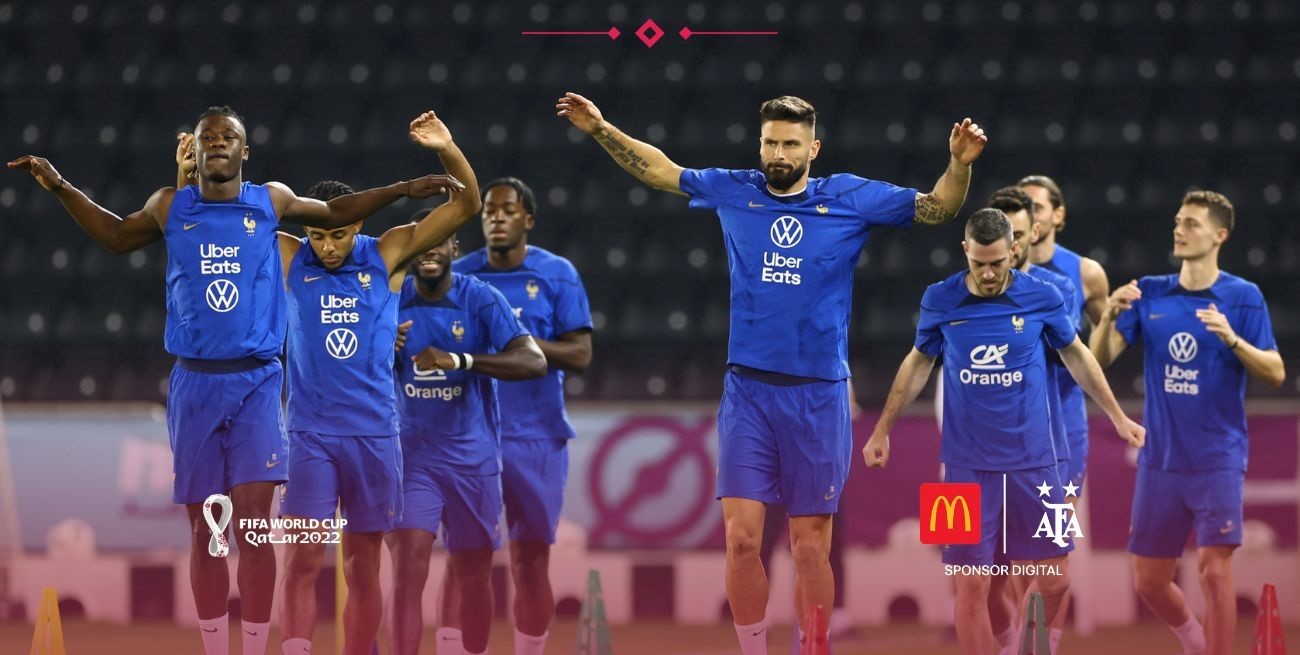 La foto del día: Francia piensa en la Argentina y en el virus