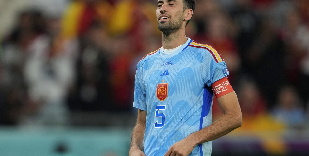 Sergio Busquets anunció su retiro de la selección de España