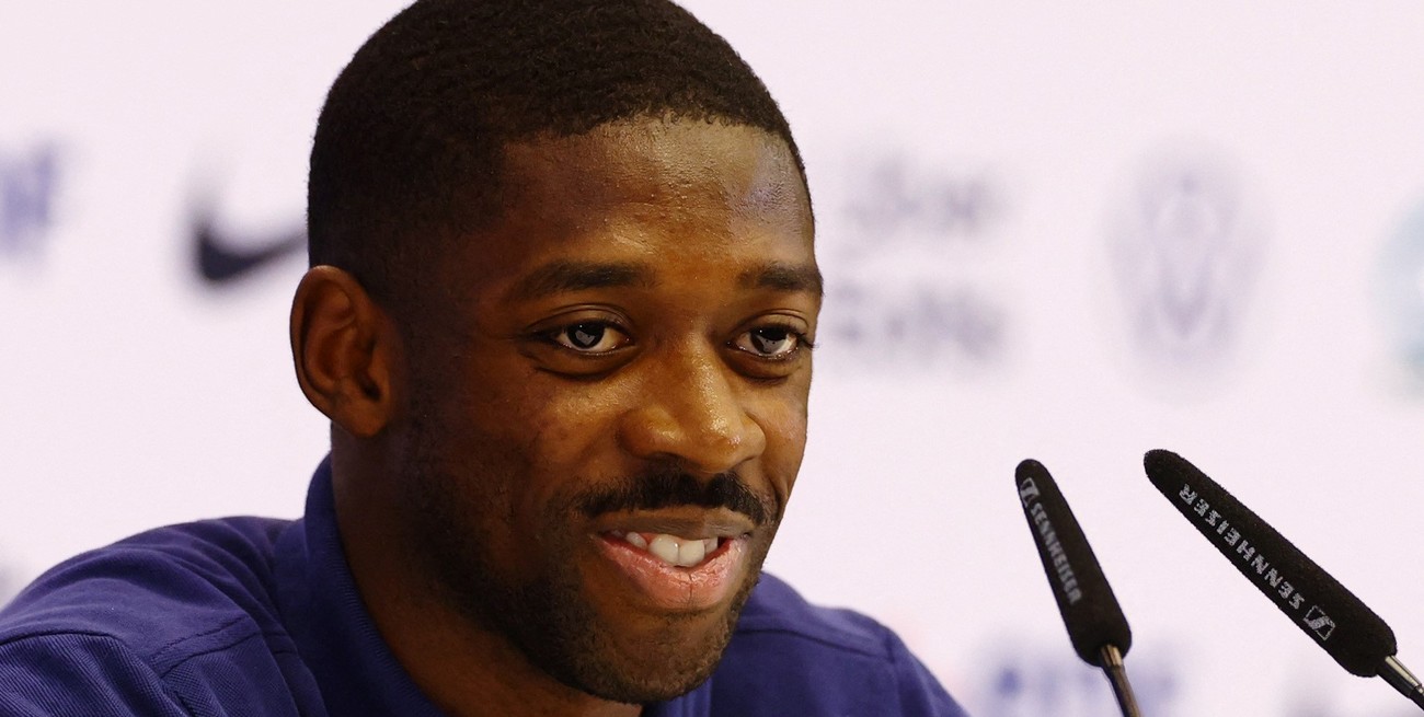 Ousmane Dembélé a días de la final: "Messi merece el Mundial"
