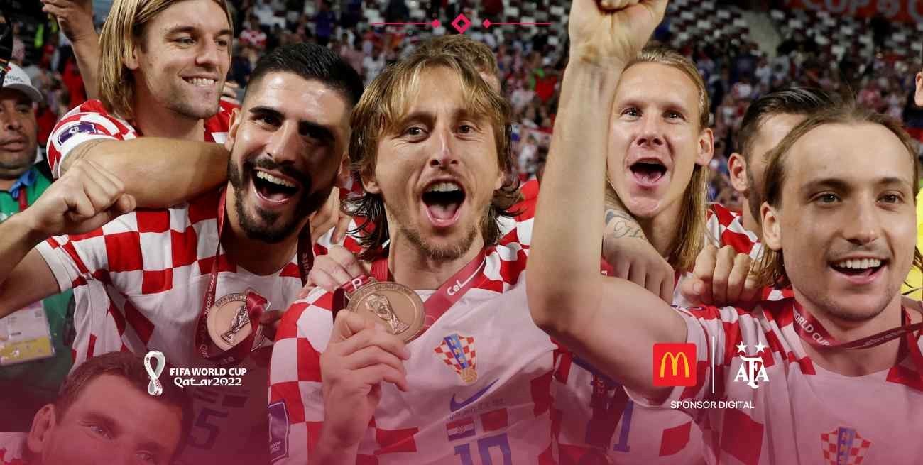 La foto del día: Croacia se quedó con el tercer puesto con Luka Modric como figura
