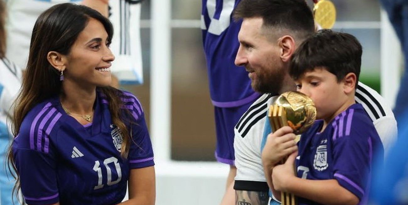 "Al fin se dio, sos campeón del mundo": el mensaje de Antonela Roccuzzo a Messi