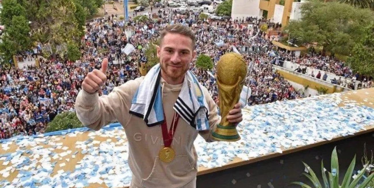 "Logramos el objetivo": la palabra de Mac Allister al ser homenajeado en La Pampa