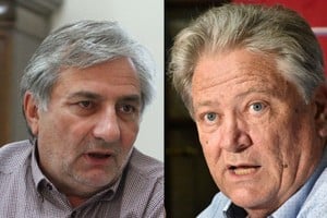 Rubén Michlig y Carlos Fascendini. Crédito: Archivo El Litoral