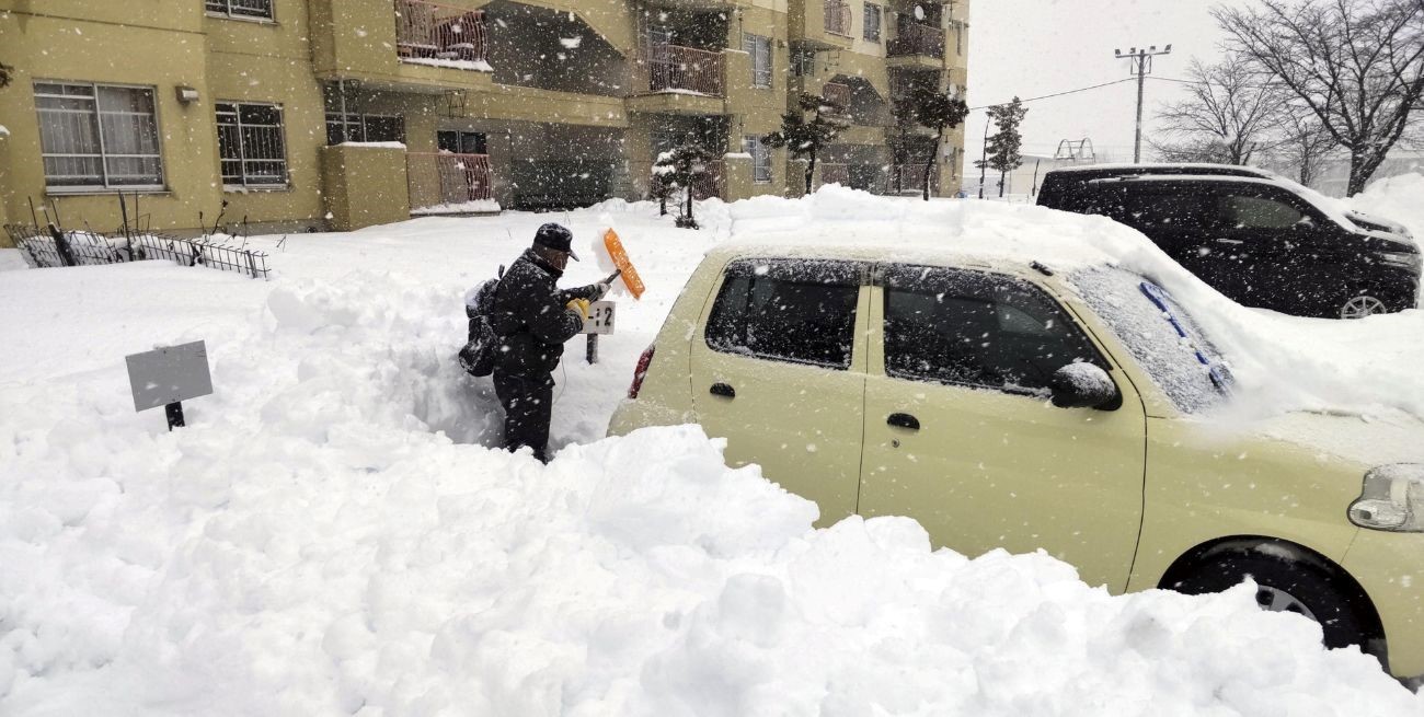 Fuertes nevadas en Japón: hay 17 muertos y más de 90 heridos