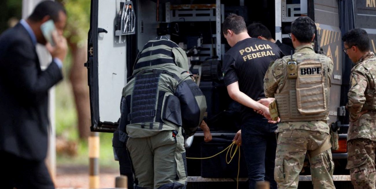 Detuvieron a un hombre que preparaba explosivos en Brasilia para frustrar la asunción de Lula